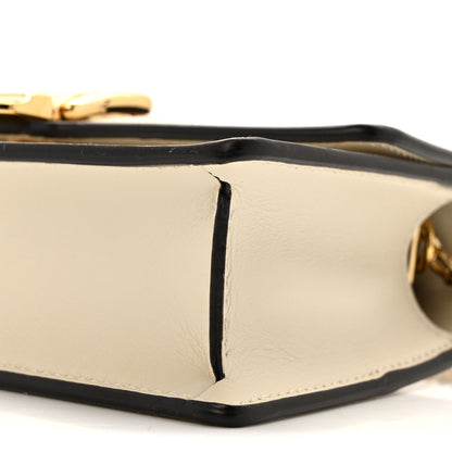 Gucci Calfskin Super Mini Sylvie Chain Shoulder Bag White 10 of 14