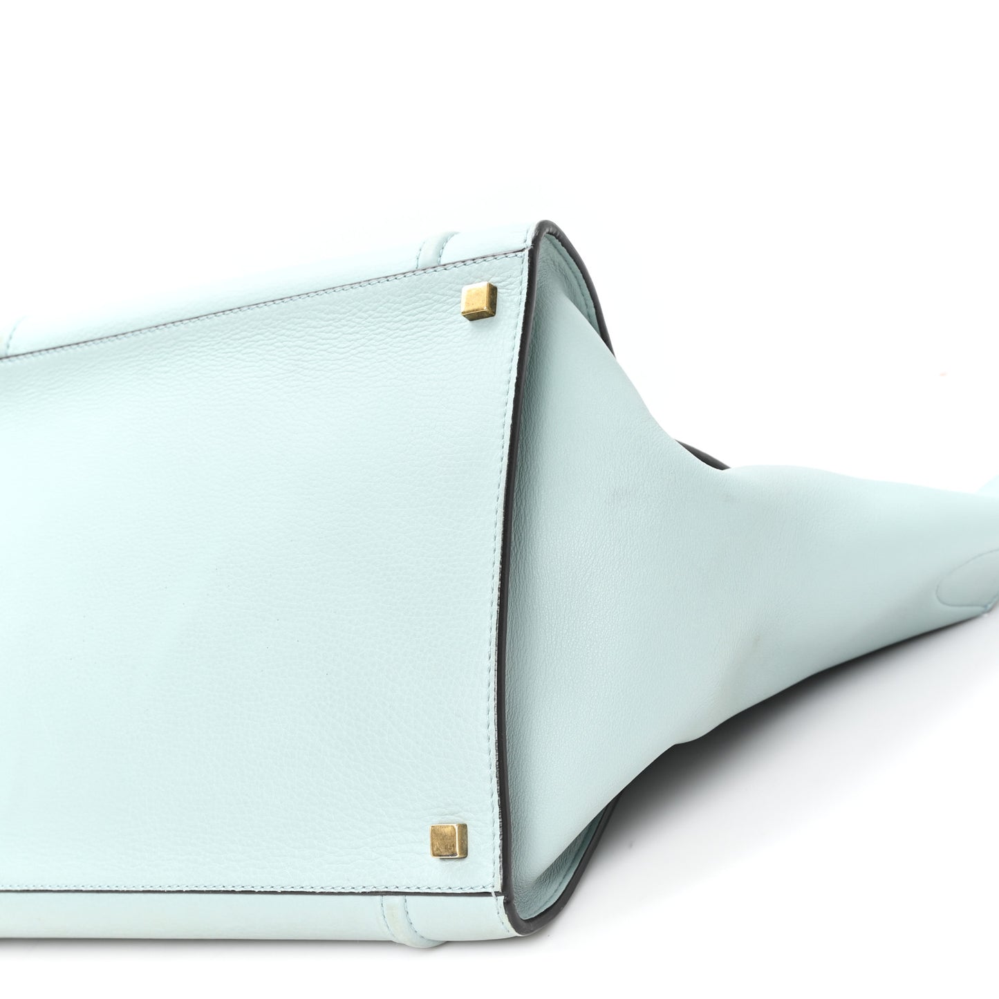 Supple Calfskin Medium Phantom Luggage Glacier