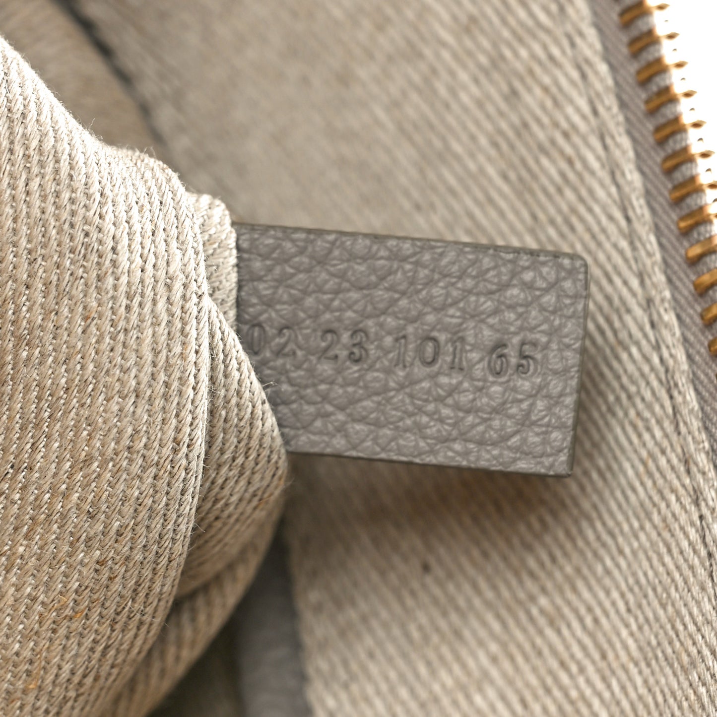 Calfskin Small Marcie Satchel Cashmere Grey