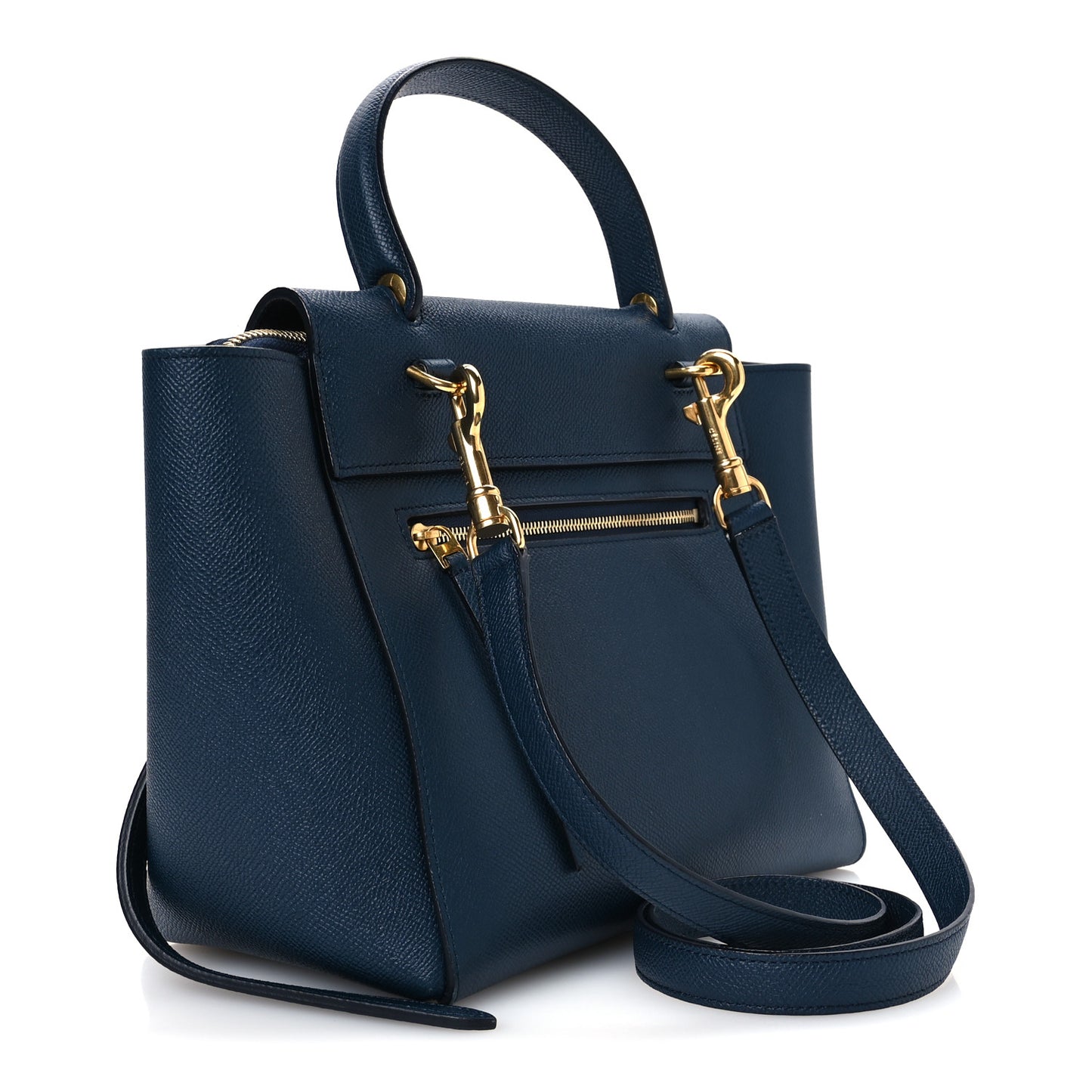 Grained Calfskin Micro Belt Bag Deepsea
