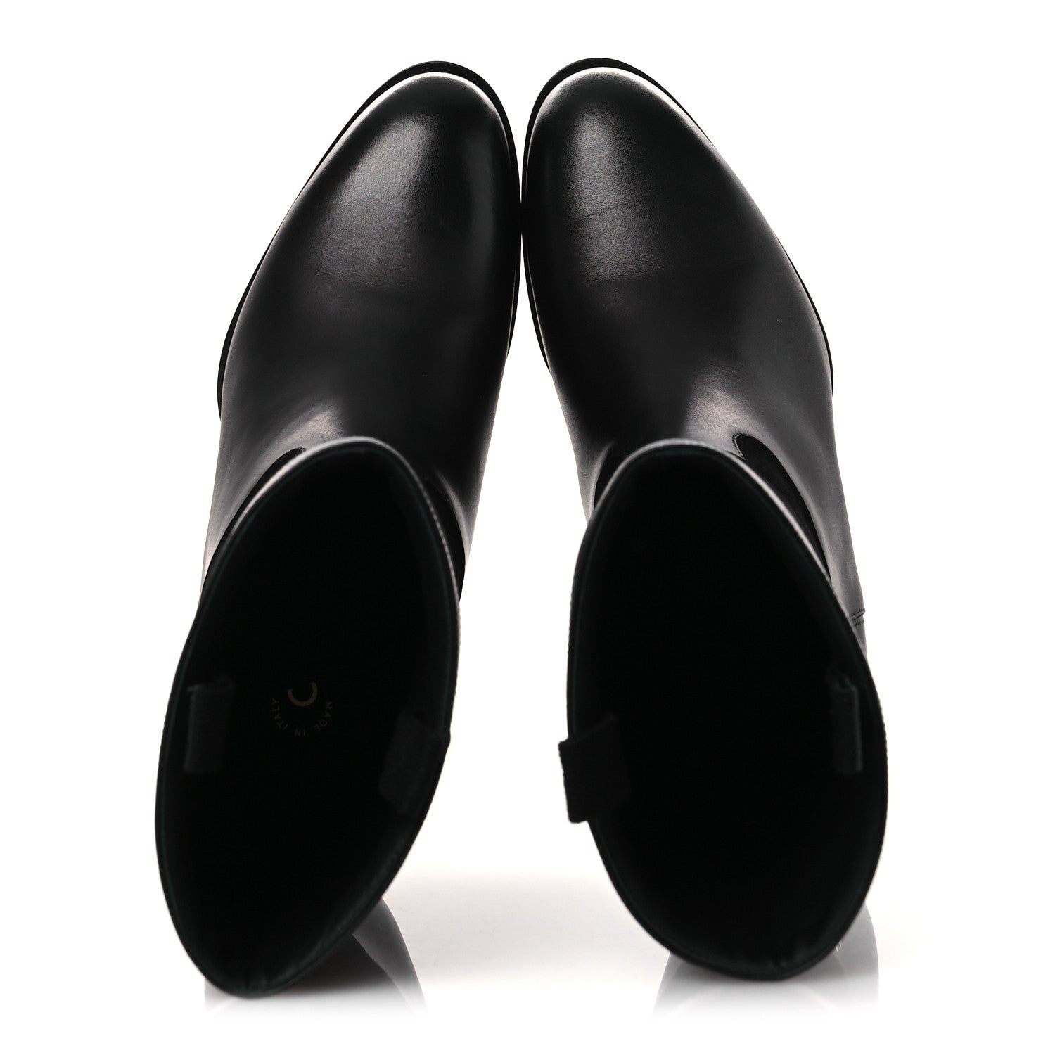 Chanel Suede Calfskin CC Short Boots 37 Black 1823018 – FASHIONPHILE