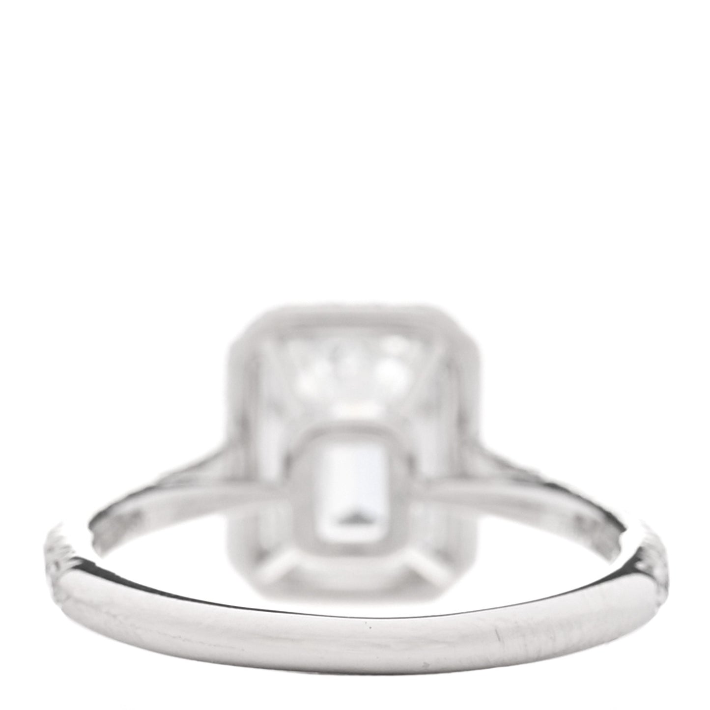 Platinum Diamond 1.63ct Soleste Emerald Cut Ring 47 4