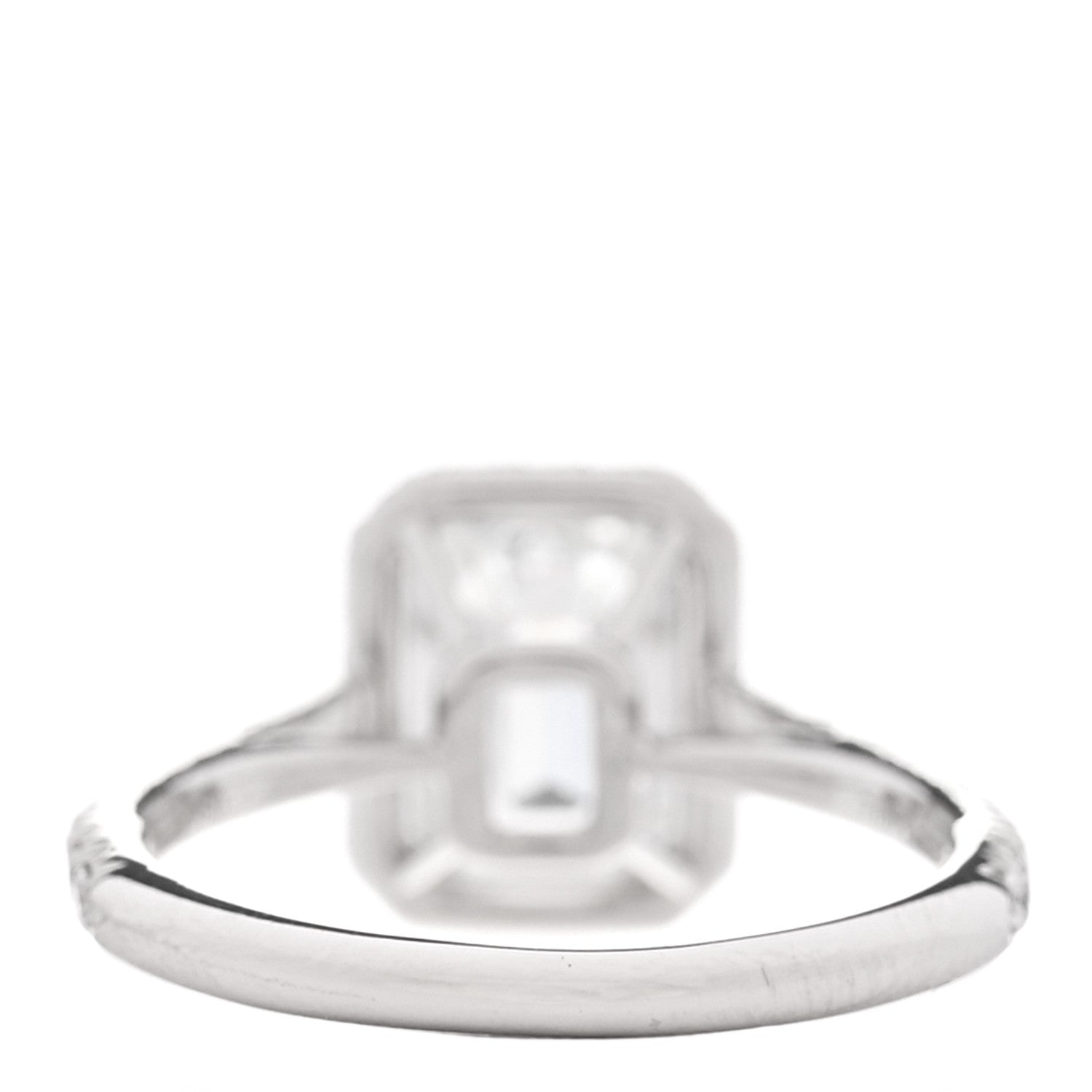 Tiffany Platinum Diamond 1.63ct Soleste Emerald Cut Ring 47 4 3 of 5