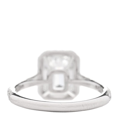 Tiffany Platinum Diamond 1.63ct Soleste Emerald Cut Ring 47 4 3 of 5