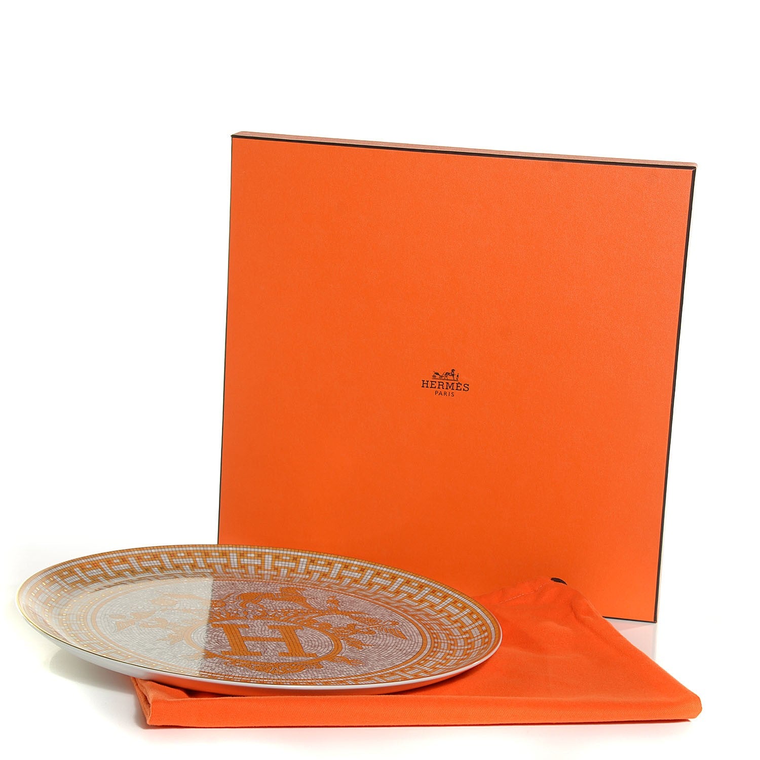 Hermes Porcelain Mosaique au 24 Tart Platter 107144 – FASHIONPHILE