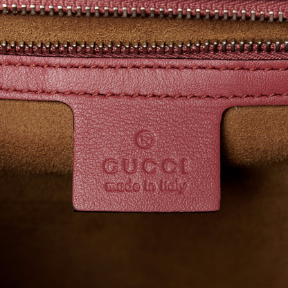 Gucci GG Supreme Monogram Blooms Medium Padlock Shoulder Bag Beige Multicolor Dry Rose 6 of 10