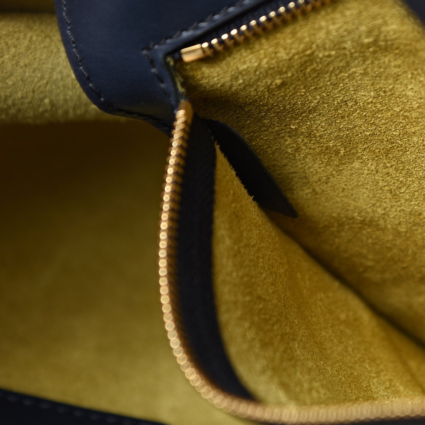 Smooth Calfskin Small Tie Knot Tote Midnight