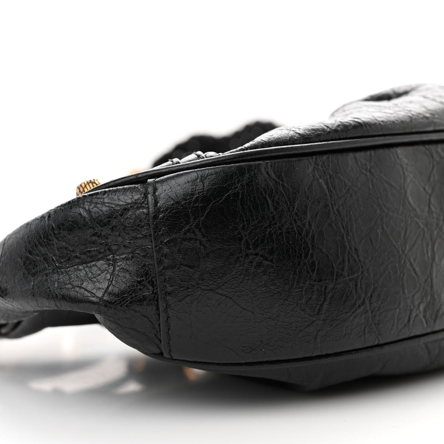 Agneau Arena Le Cagole Shoulder Bag XS Black