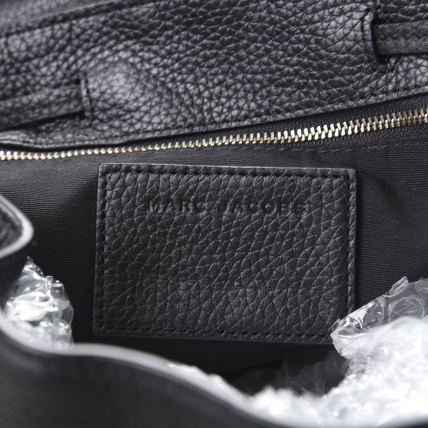 Pebbled Calfskin Pike Place Backpack Black