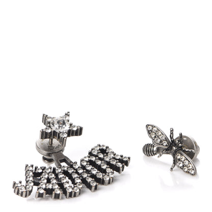 Christian Dior Palladium Crystal J'adior Earrings 3 of 4