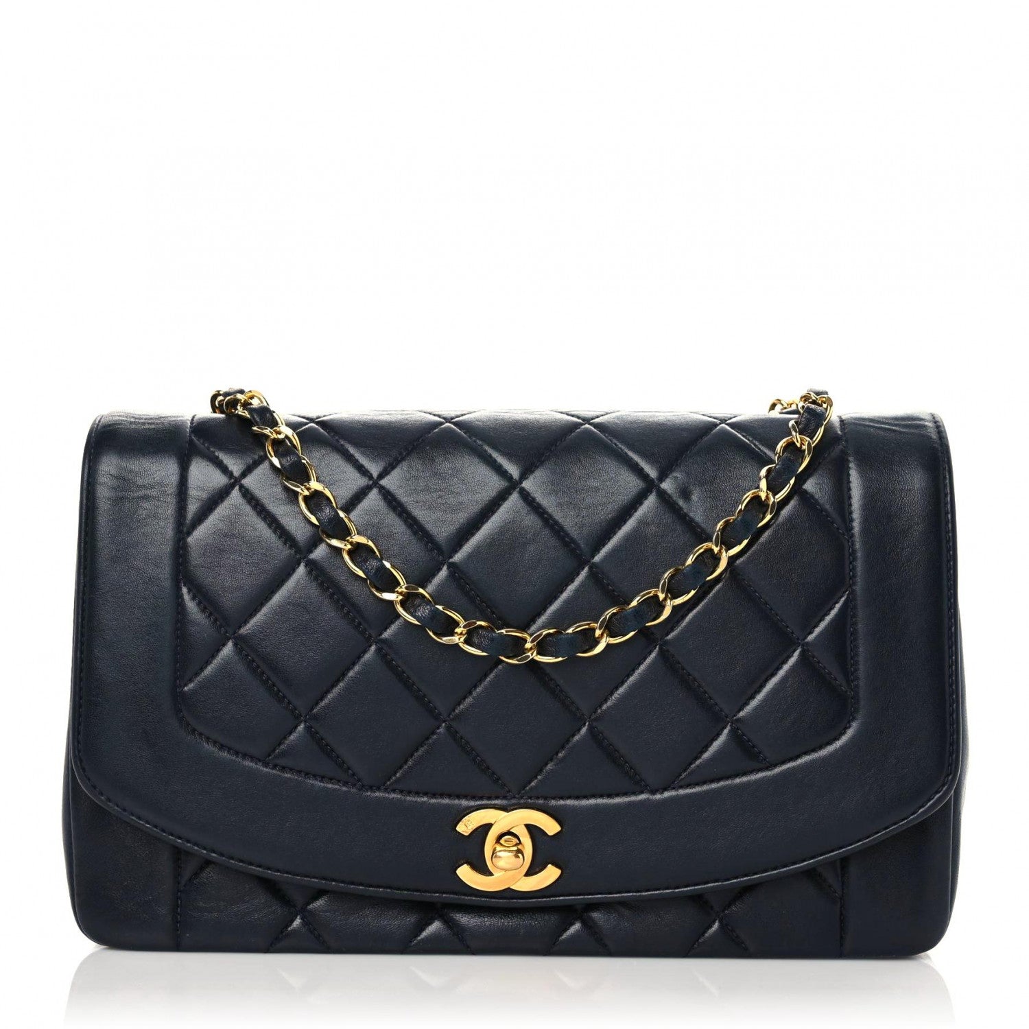 Chanel Lambskin Quilted Medium Single Flap Black 1 of 17