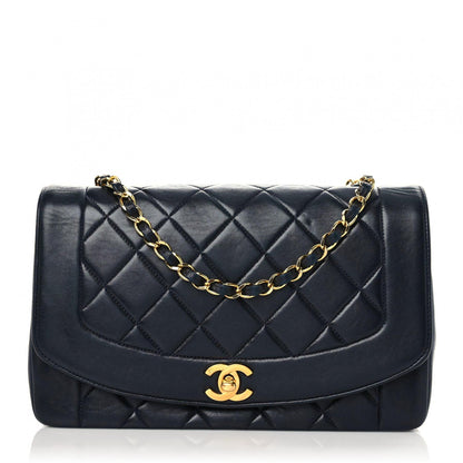 Chanel Lambskin Quilted Medium Single Flap Black 1 of 17