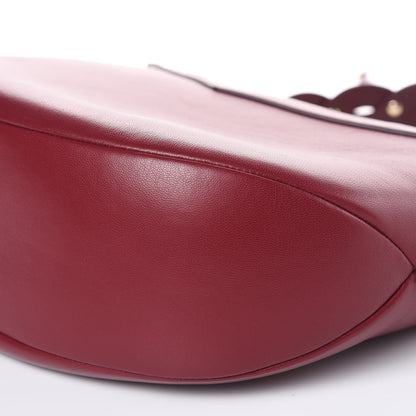 Jimmy Choo Nappa Artie Hobo Vino 9 of 10