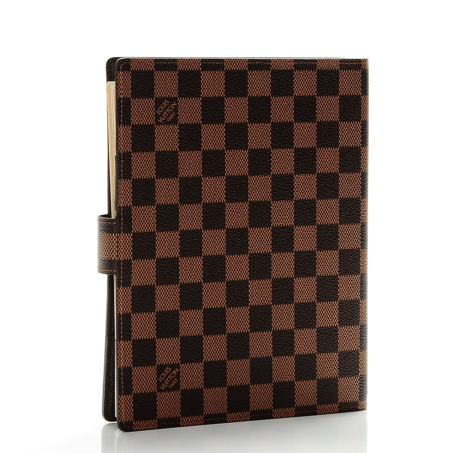 Damier Ebene Large Ring Agenda Cover