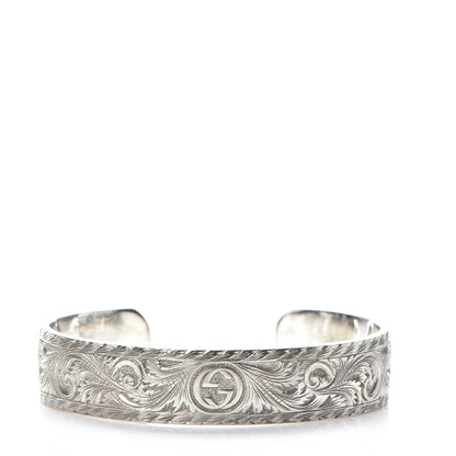 Gucci Sterling Silver Feline Head Bracelet 3 of 7