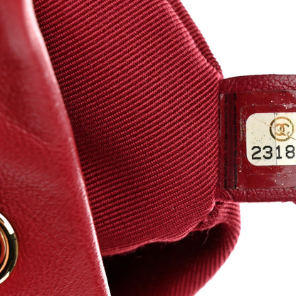 Chanel Lambskin Quilted Small Urban Spirit Backpack Dark Pink 7 of 10