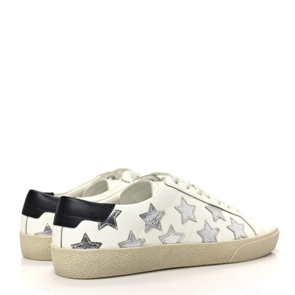 Saint Laurent Nappa Star Court Sneakers 39 Off White 4 of 8