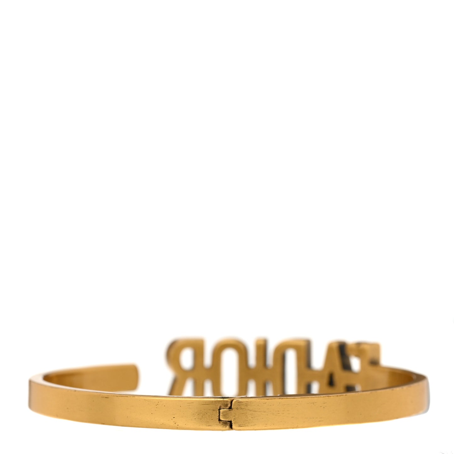 Metal J'Adior Bracelet Cuff Gold