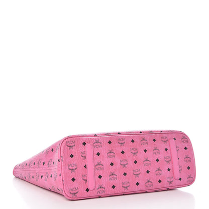 MCM Visetos Large Anya Shopper Tote Pink 4 of 10