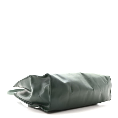 Telfar Vegan Leather Medium Shopping Bag Dark Olive 4 of 10