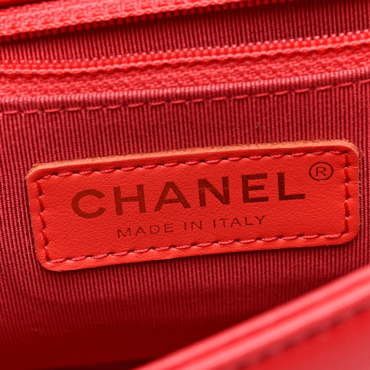 Lambskin Quilted Studded Beauty Begins Flap Red