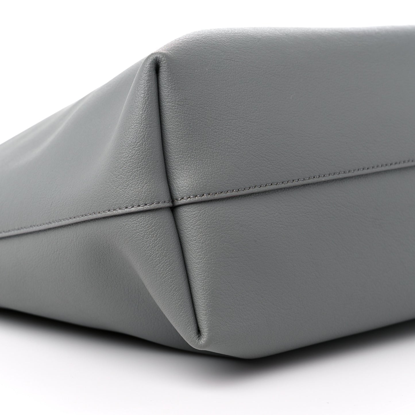 Calfskin Large Shopping Tote Granite