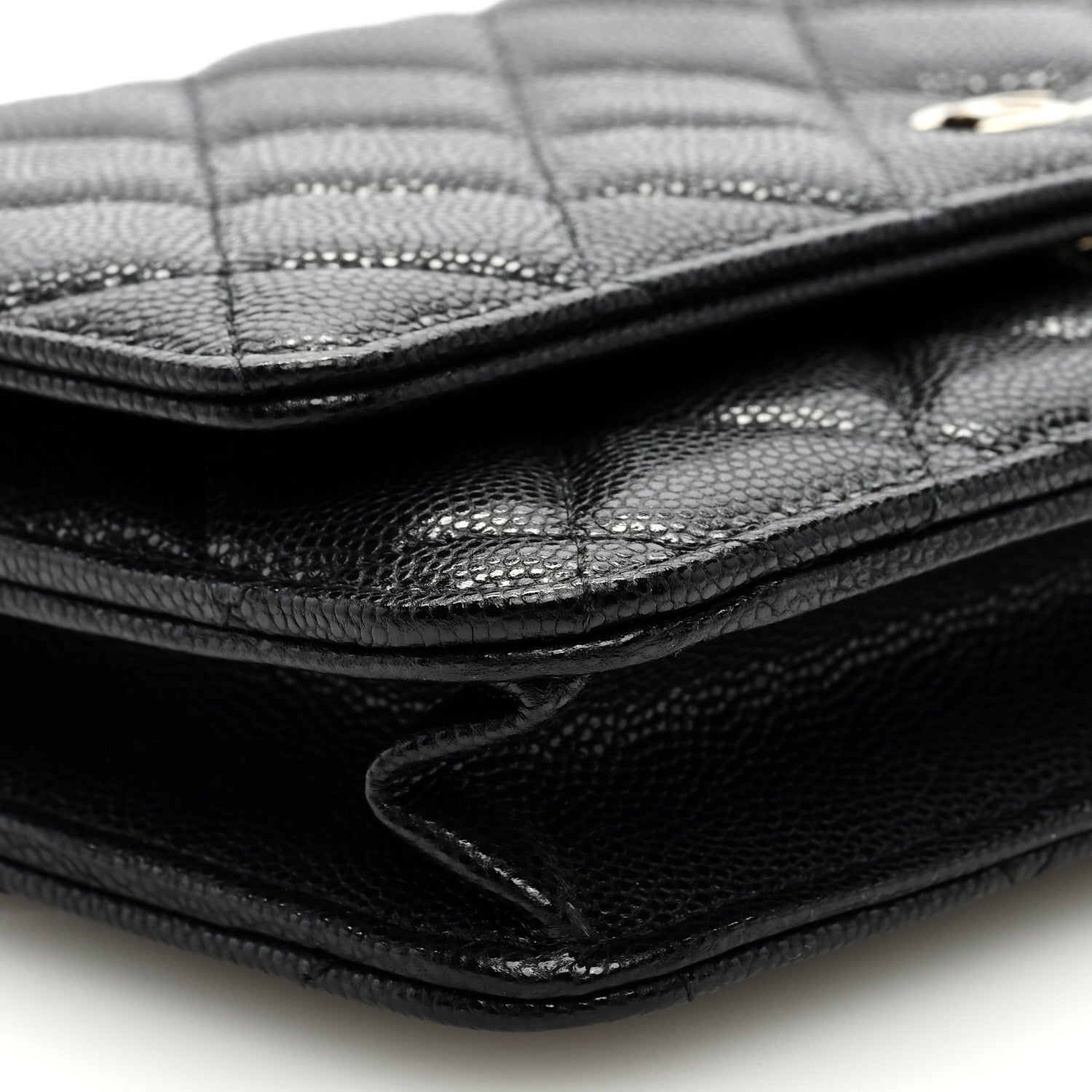 Chanel Caviar Quilted Wallet on Chain WOC Black 8 of 9