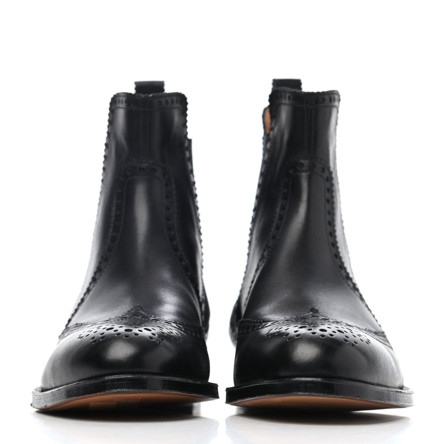 Calfskin Brighton Ankle Boots 37 Black