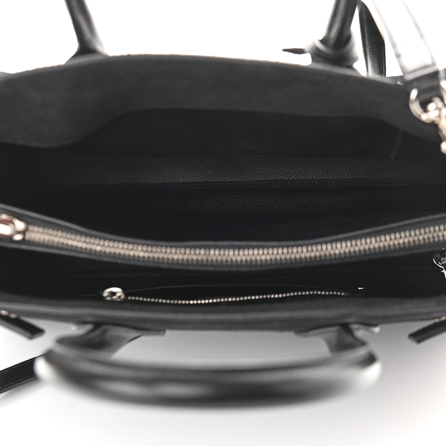 Saint Laurent Suede Calfskin Small Sac De Jour Black 5 of 8