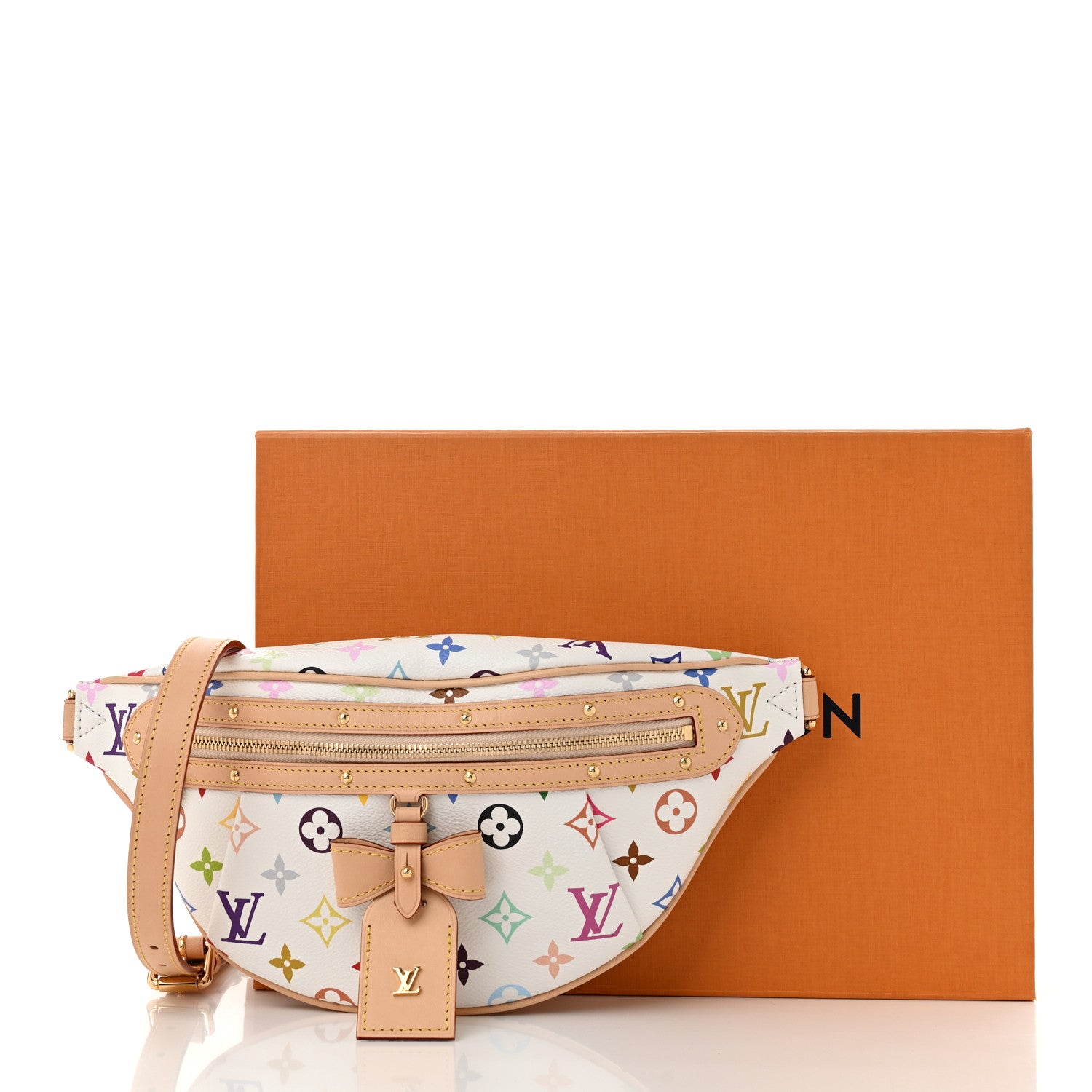Louis Vuitton LV X TM Monogram Multicolor High Rise Bumbag White 10 of 10