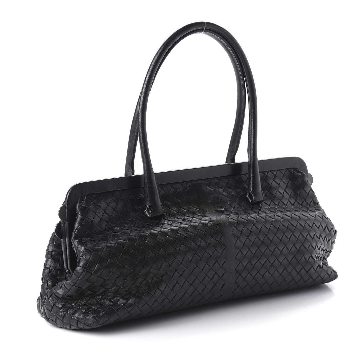 Nappa Intrecciato Doctor Bag Black