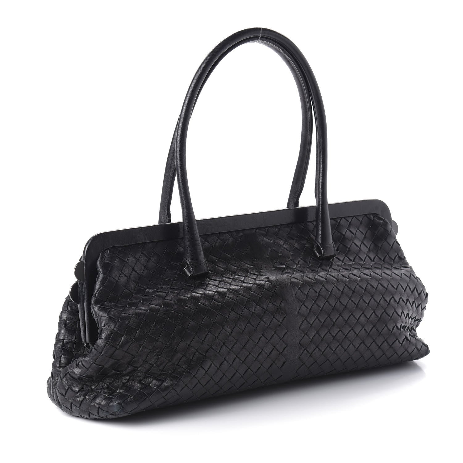 Bottega Veneta Nappa Intrecciato Doctor Bag Black 3 of 9