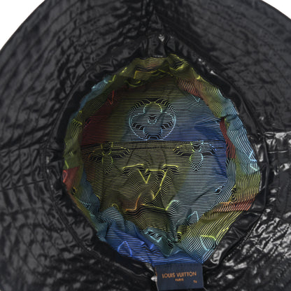 Louis Vuitton Nylon 2054 Transformable Bob Bucket Hat 58 Black 7 of 8