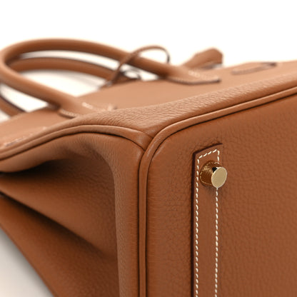 Hermes Togo BIRKIN 30 Gold 11 of 12