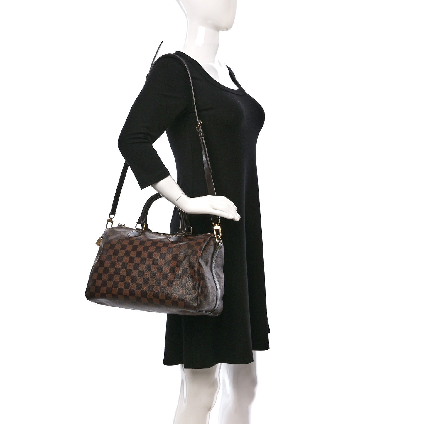Damier Ebene Speedy Bandouliere 30