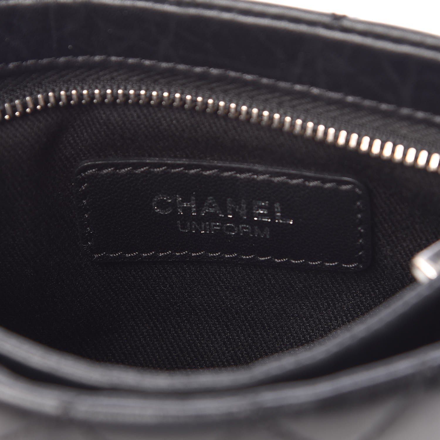 Chanel Quilted Lambskin Crossbody Bag Black 7 of 7