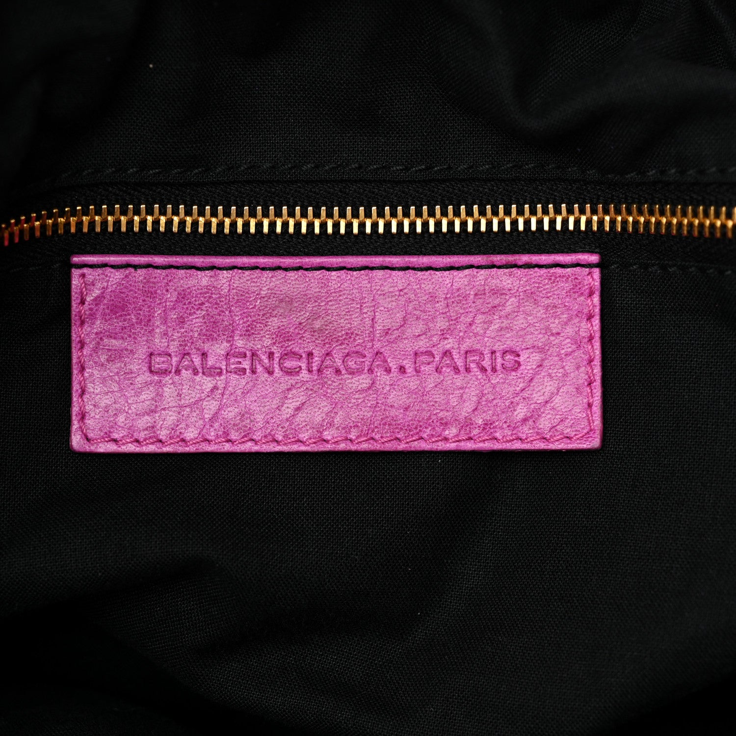 Balenciaga Agneau Giant 21 Gold Hardware Pompon Magenta 1734833