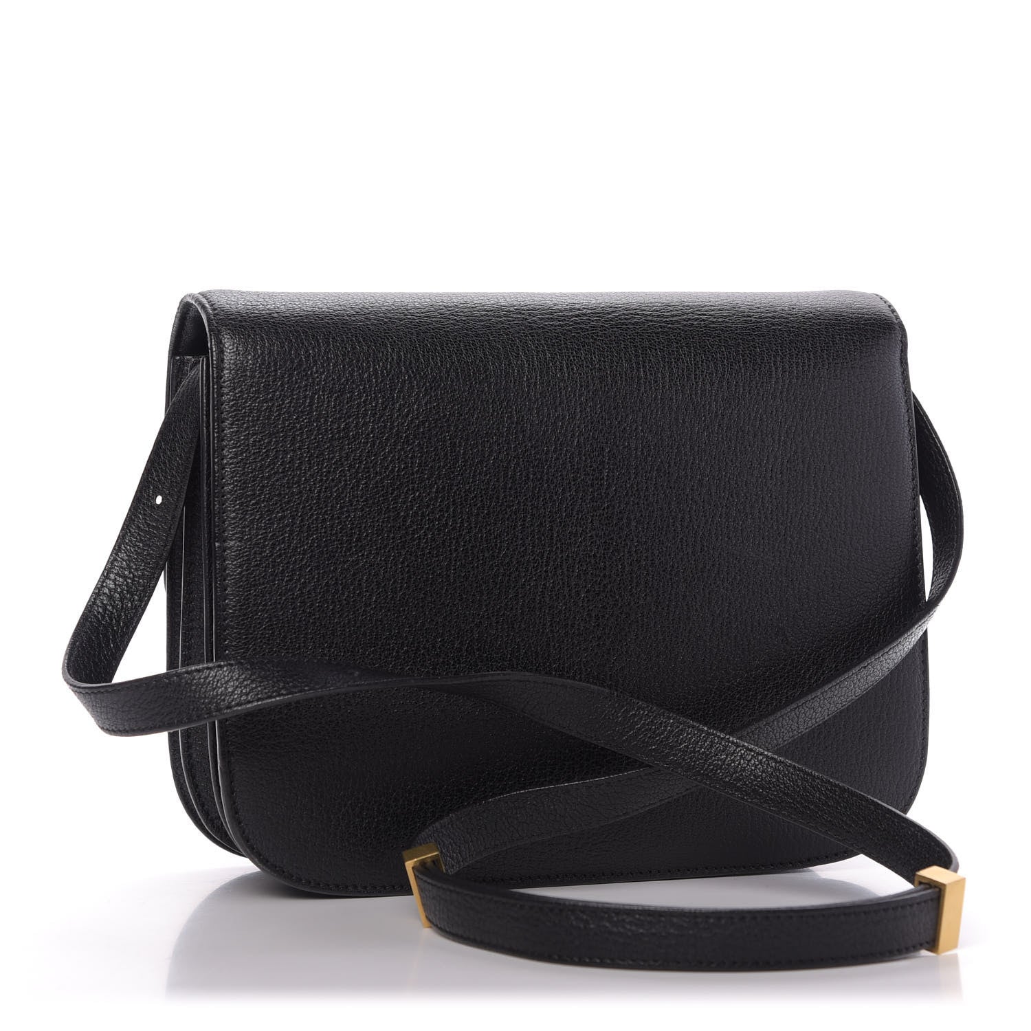 Celine Goatskin Medium Classic Box Flap Bag Black 3 of 9