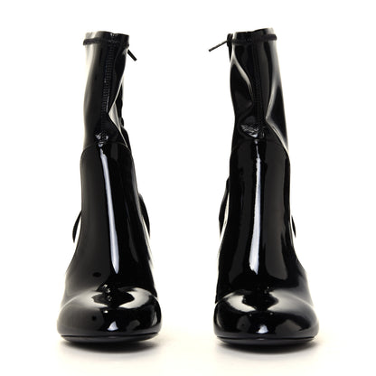 Louis Vuitton Patent Uniformes Silhouette Ankle Boots 35.5 Black 4 of 12