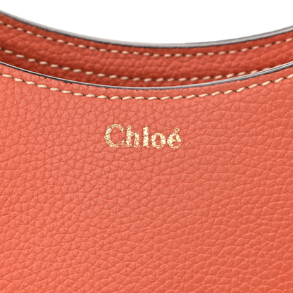 Chloe Small Grain Smooth Calfskin Small Darryl Hobo Sepia Brown 6 of 9