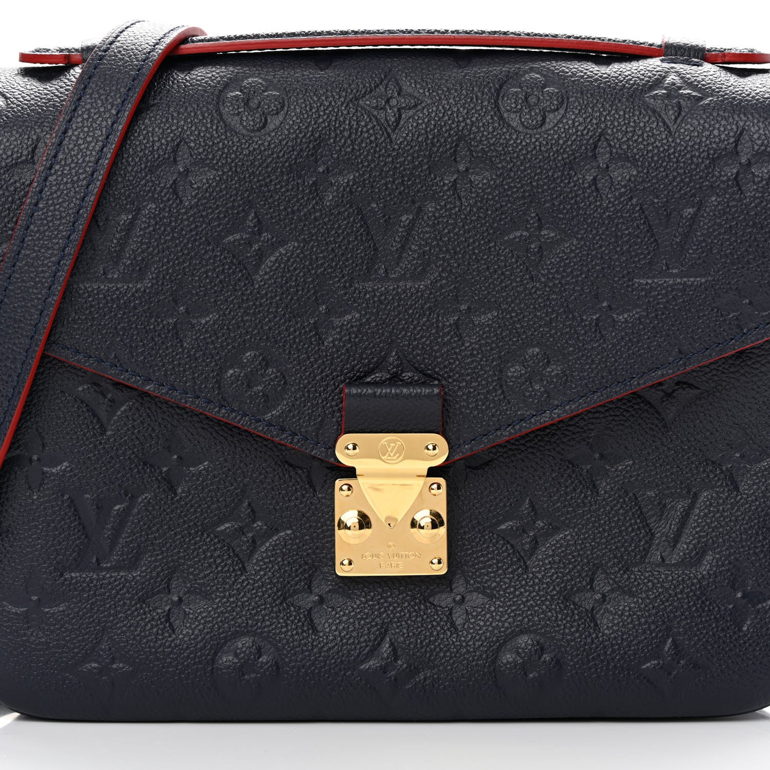 Louis Vuitton Empreinte Pochette Metis Marine Rouge 8 of 11