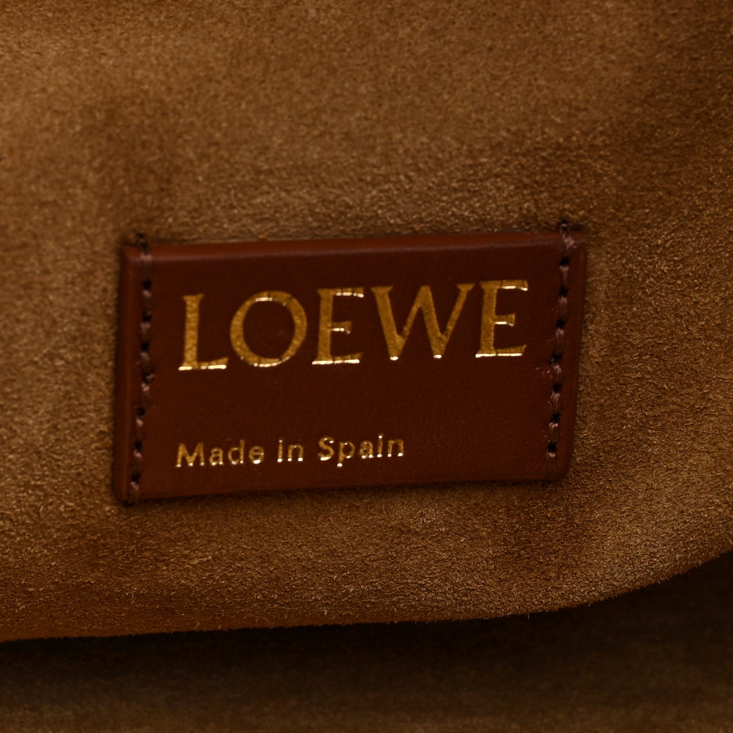 Loewe Sequin Medium Donut Chain Flamenco Knot Clutch Chocolate 6 of 10