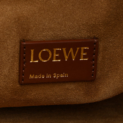 Loewe Sequin Medium Donut Chain Flamenco Knot Clutch Chocolate 6 of 10