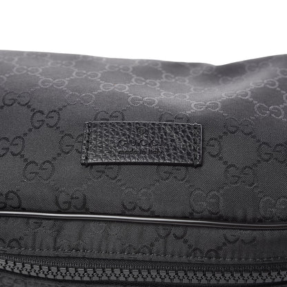 Gucci Nylon Monogram Fanny Pack Belt Bag Black 11 of 11