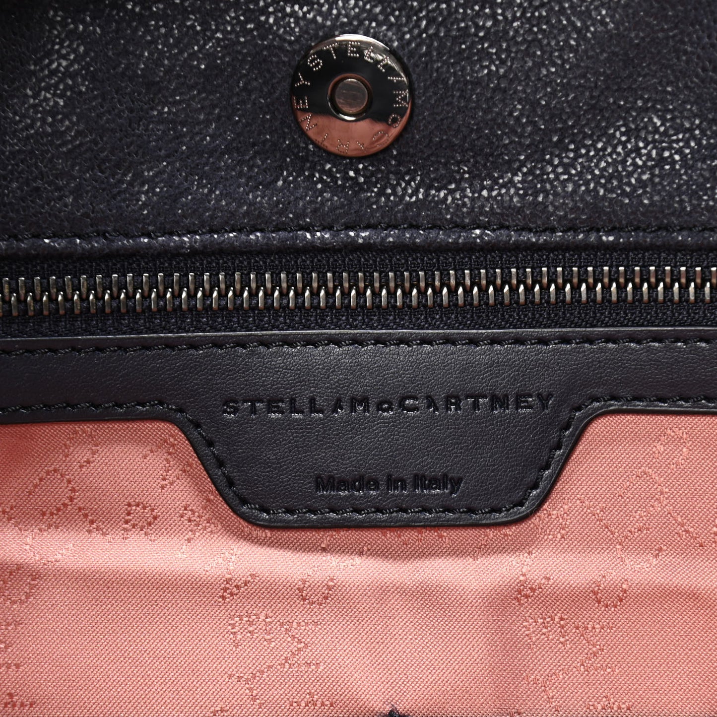 Shaggy Deer Falabella East West Shopper Tote Navy