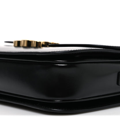 Celine Shiny Calfskin Medium Triomphe Black 10 of 10