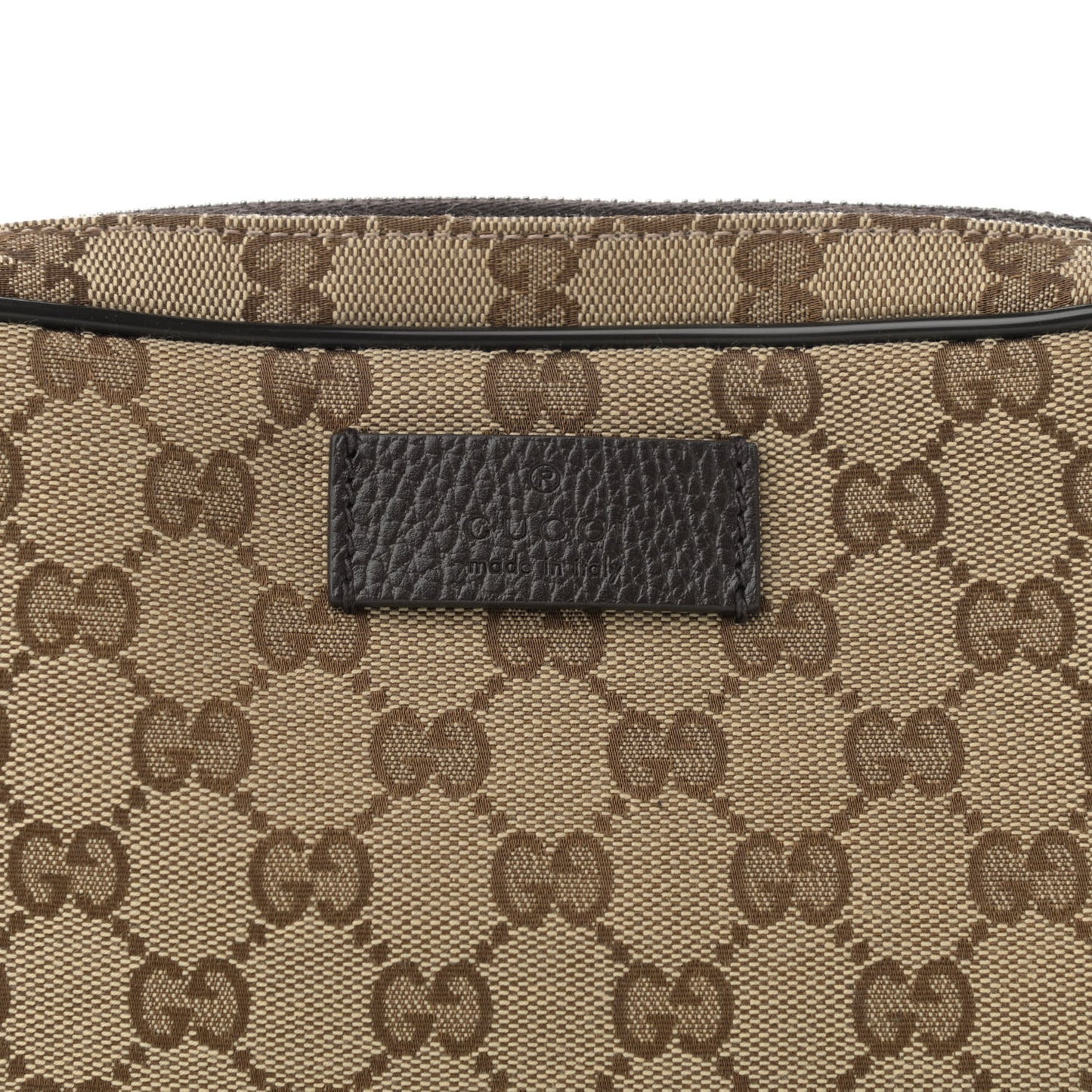 Monogram Belt Bag Dark Brown