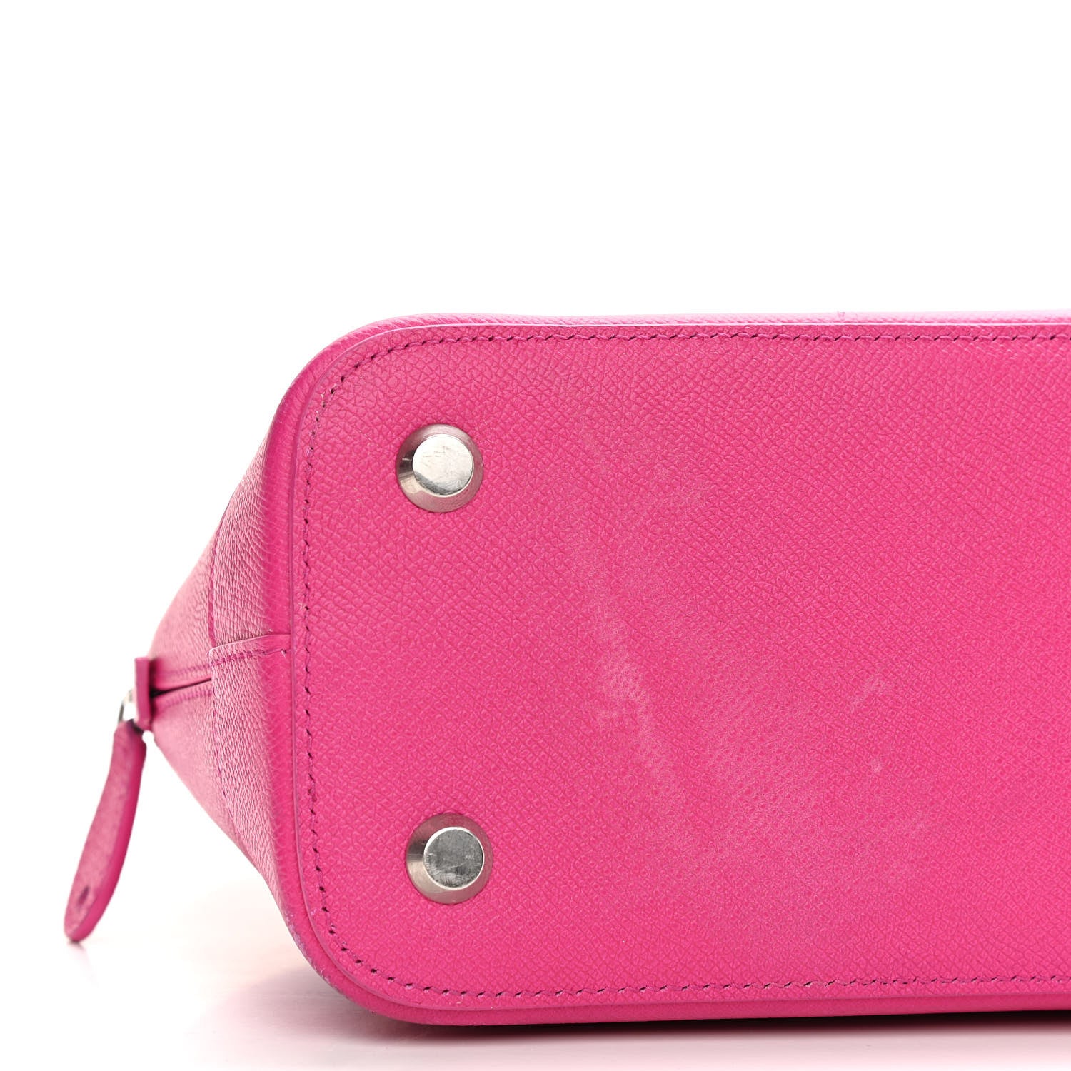 Balenciaga Signature Grained Calfskin Logo S Ville Top Handle Bag Fuchsia 9 of 14