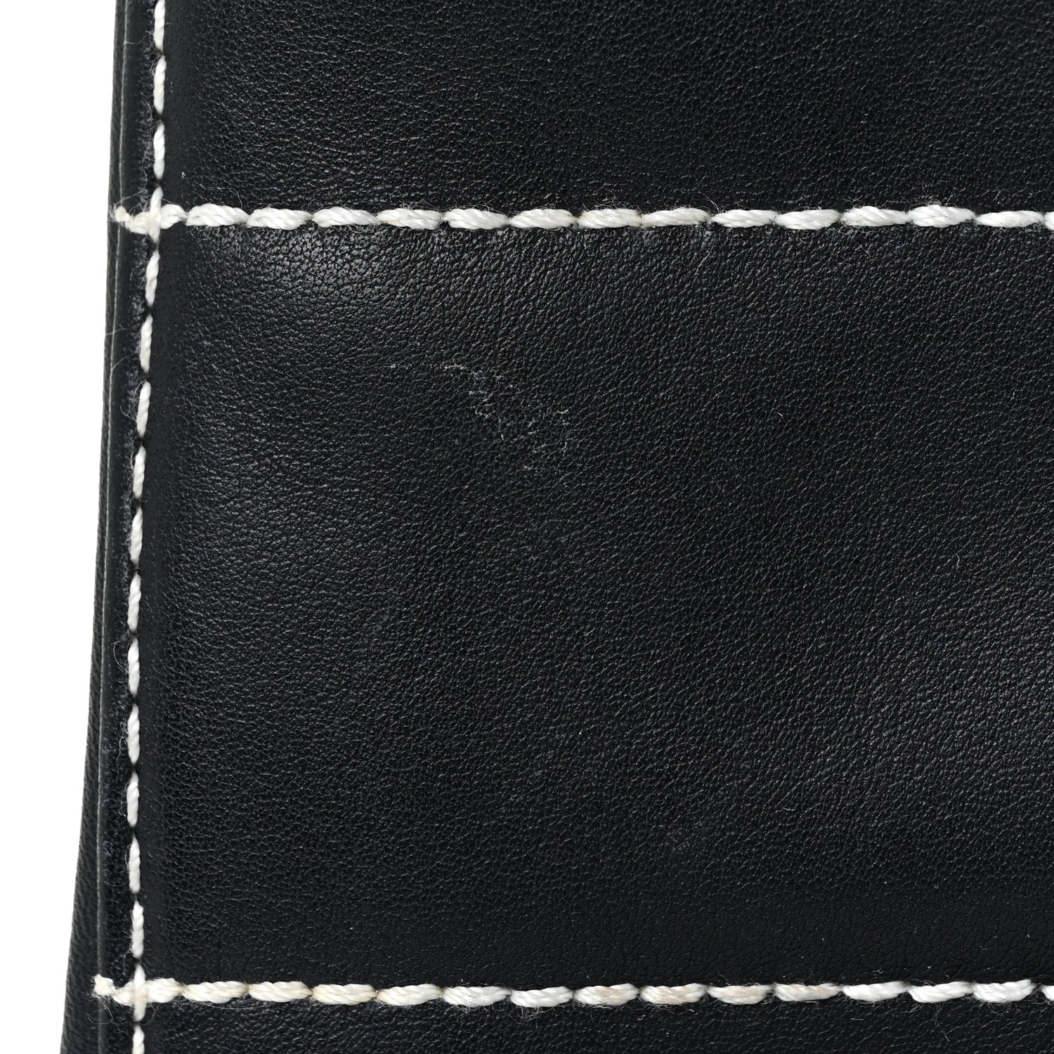Chanel Lambskin Square Stitched Shoulder Bag Navy 24 of 26