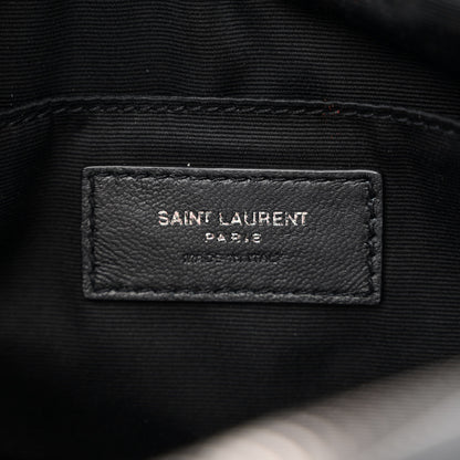 Saint Laurent Calfskin Matelasse Monogram Lou Camera Bag Black 6 of 10
